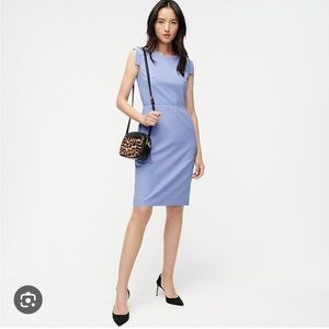 J. Crew Resume Dress in Periwinkle